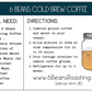 6 Beans Shu Brew | Cold Brew