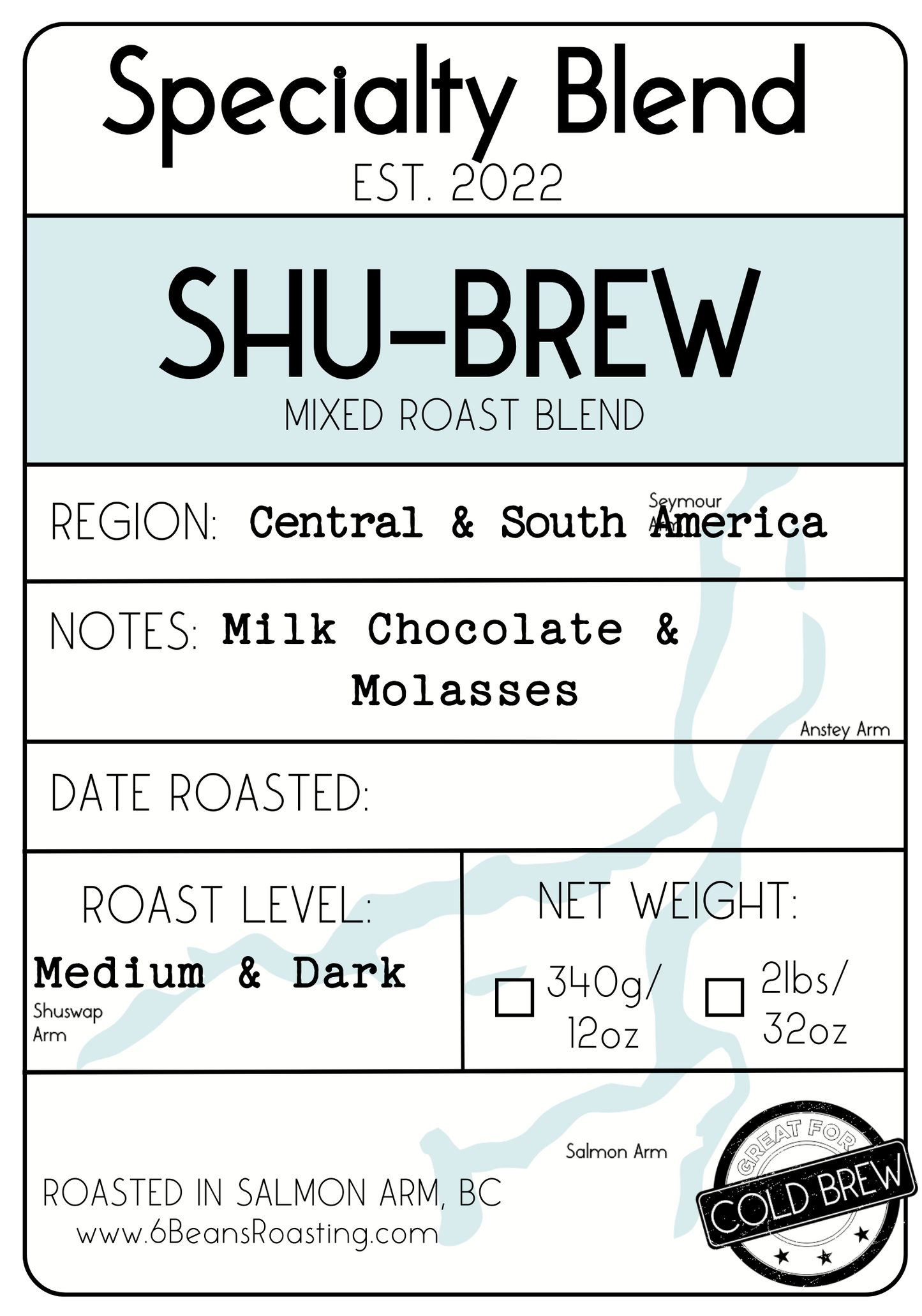 6 Beans Shu Brew | Cold Brew