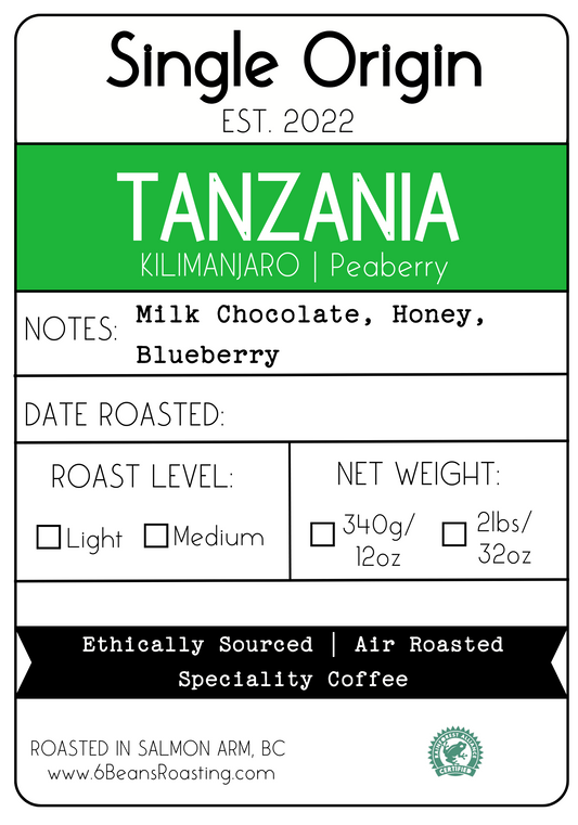 Tanzania - Kilimanjaro Estate | Peaberry | Rainforest Alliance